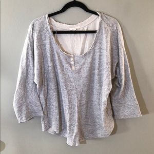 Anthropologie lightweight lounge sweatshirt